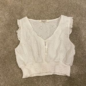 Super cut cropped Ripcurl tank top, size xs